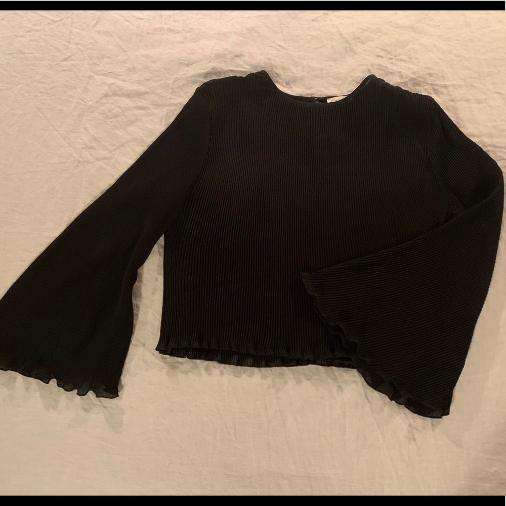 LEITH BELL SLEEVED CINCHED SHIRT